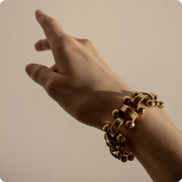 Handcrafted in different styles, shapes, and using stones of various colors.